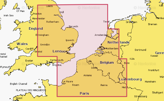 HXEU002R - SE England-Belux Inland Waters