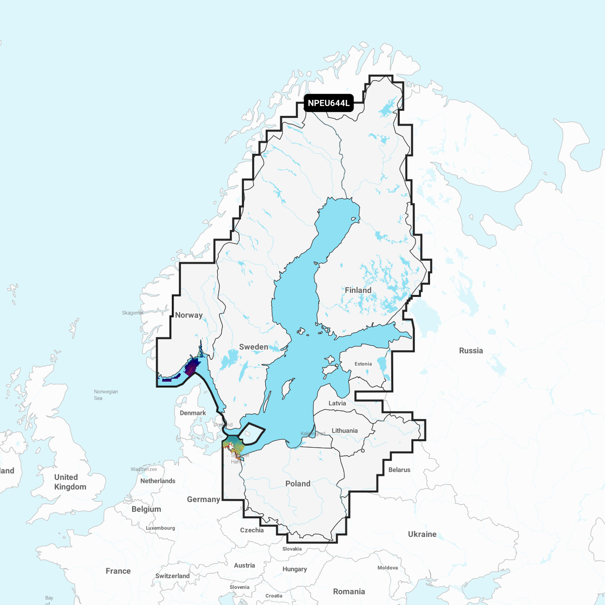 Baltic Sea - Navionics Platinum+™ - NPEU644L | microSD™/SD™