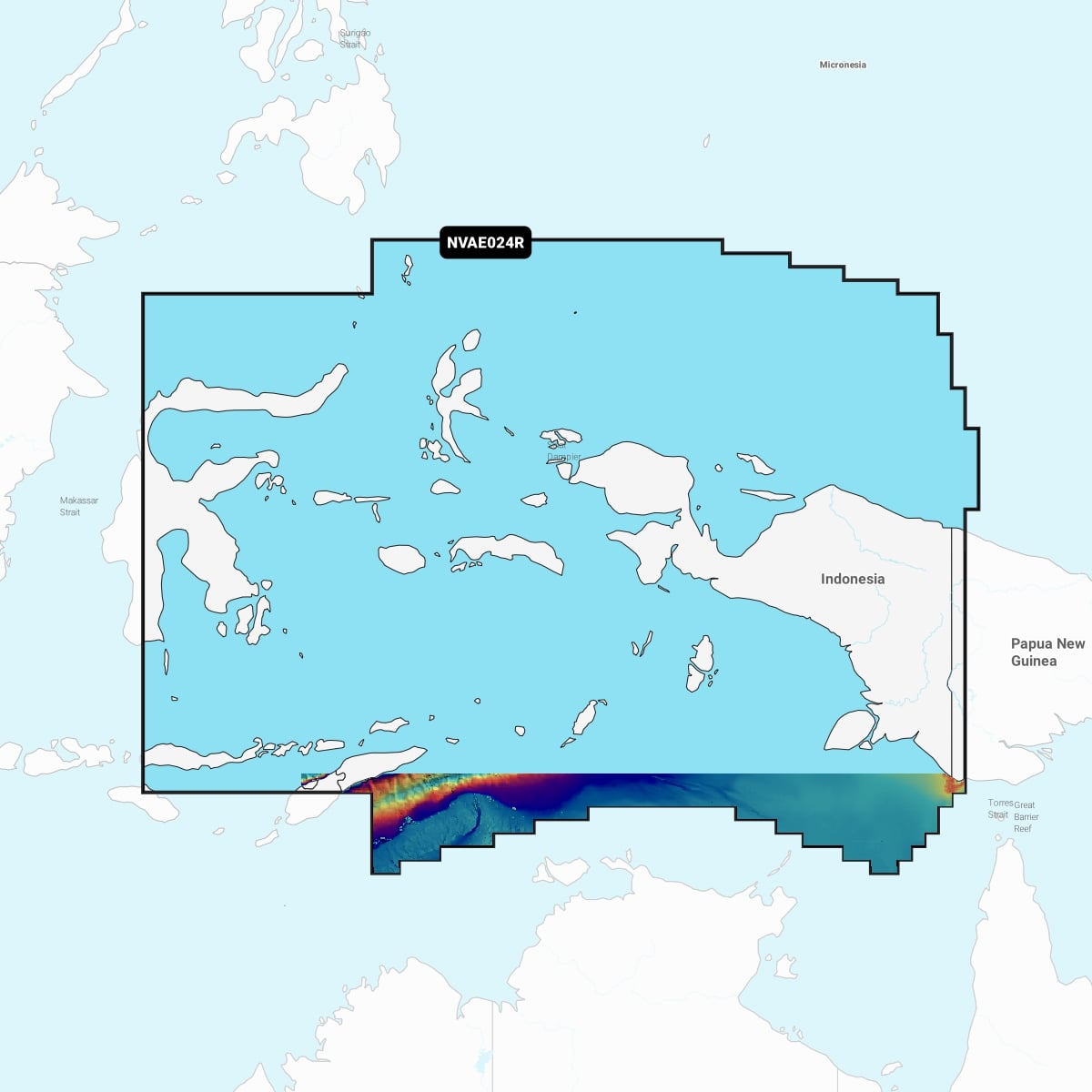 Central W. Papua & E. Sulawesi | Garmin Navionics Vision+™ - NVAE024R | microSD™/SD™